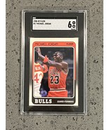 1988-89 Fleer #17 Michael Jordan SGC 6 EX-NM BULLS - $109.25 CAD