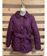 Faded Glory Purple Woman’s Quilted Lightweight Winter Coat Size S KG JD - $454.68 MXN
