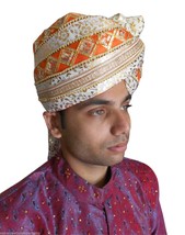 Men Hat Indian Handmade Wedding Sherwani Top Hats Turban Groom Pag Safa ... - £51.35 GBP