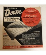 1957 Eddie Bauer Sleeping Bag Vintage Print Ad Advertisement pa19 - £10.11 GBP