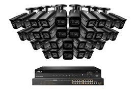 Lorex NC4K8F-3232BB 32 Channel 4K Surveillance System with N882A38B 8TB ... - $3,802.00