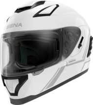 Sena Adult Street Stryker Full Face Helmet w/ Mesh Intercom White 2XL - £478.81 GBP