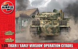 Airfix Tiger I Early Version 1:35 WWII Military Tank Plastic Model Kit A... - $34.20