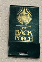 The Back Porch Sheraton Grande Los Angeles Matchbook - £4.60 GBP