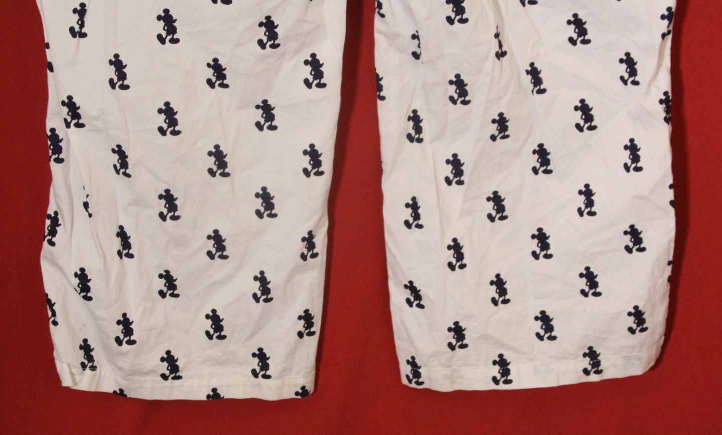 Disney Parks Mickey Mouse Original Pajama Lounge Pants Men's 2XL Authentic White Item image 8