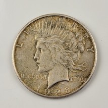 1923-S Peace Dollar 90% Silver US Coin VF - £25.03 GBP