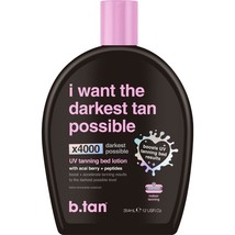 b.tan UV Tanning Bed Lotion | I Want The Darkest Tan - x4000 - £19.44 GBP