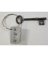 *B27) Vintage Cassiopeia Pewter Key to Life Success Victorian Gate Skele... - $49.49