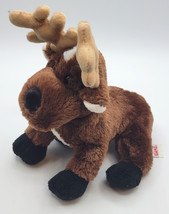 GANZ Webkinz 8&quot; Reindeer Beanbag Plush HM 137 No Code Brown Collectible - £13.54 GBP