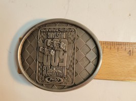 1994 Pewter Belt Buckle for Indianapolis 500 Ford Mustang Pace Car   134/500 image 4