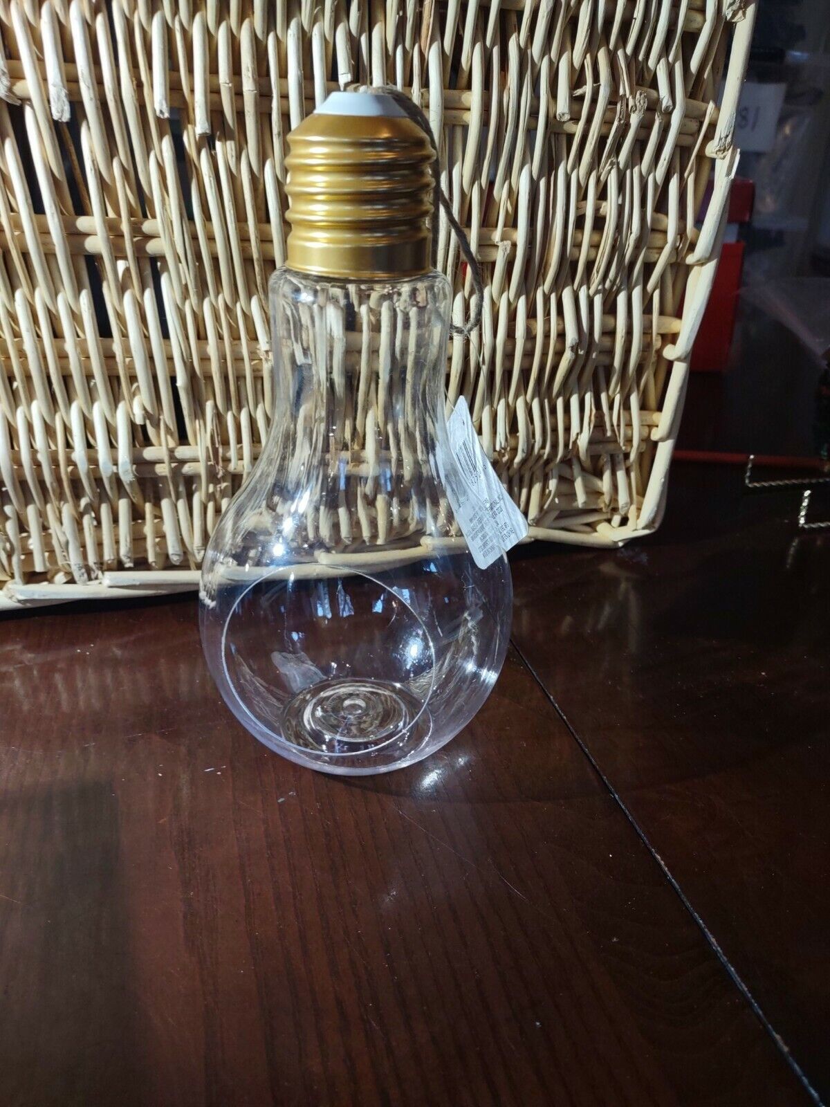 Light Bulb Hanging Clear Plastic Terrarium-Brand New-SHIPS N 24 HOURS - $18.69