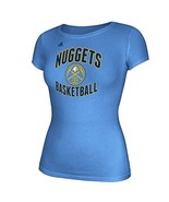 NWT NBA Denver Nuggets &quot;Kenneth Faried #35&quot; Women&#39;s Size Medium Blue Tee... - $307.07 MXN