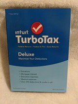 INTUIT 2015 TURBOTAX DELUXE FEDERAL RETURNS FOR TAX YEAR  - $24.19