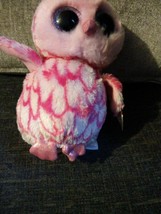 Ty Pinky Owl Soft Toy Approx 8&quot; - $9.00