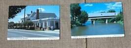 Ephemera Vtg Zehnders Frankenmuth Michigan Postcards Covered Bridge Restaurant - £7.12 GBP