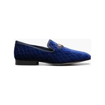 Stacy Adams Valet Slip On Bit Loafer Men's Shoes Blue Blue 25166-400 image 2