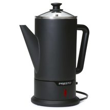 Presto Stainless-Steel Electric Coffee Percolator, 12-Cups, Silver - $87.76