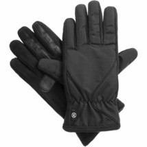 Bnwts Isotoner Black Woven Fleece Smar Touch Therm Aflex Sport Womens Gloves M/L - £19.41 GBP