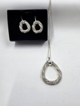 Avon Reworked Classic Necklace and Earring Gift Set - $11.95