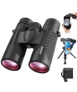 Adasion 12x42mm BAK4 Prism Lens Binoculars with Universal Phone Adapter - $82.30 CAD