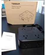 TESSAN Power Strip Model TS1026C 8 AC Outlets 2 USB-A Ports New Item - $357.32 MXN