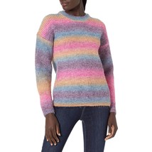 Women&#39;S Ombre Space-Dyed Crewneck Sweater Twilight Ombre Medium - £87.07 GBP