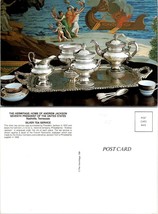Tennessee Nashville Hermitage Andrew Jackson Silver Tea Service Vintage Postcard - £7.40 GBP