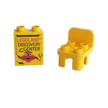 Lego Duplo Promotional Brick Legoland Discovery Center Factory &amp; chair piece toy - $8.94