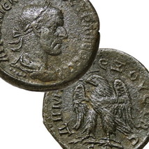 TRAJAN DECIUS. Tetradrachm, Eagle. Scarce Prieur No. 531 XF Large Roman ... - $246.05