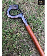 Handmade Swan Head Nautical Brass Walking Cane 3-Fold with Antique Handle - $69.00
