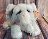 Dakin Lou Rankin Elephant Plush 8&quot; M Bean Bag Belly HOOVER Little Friend... - $10.84