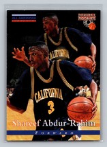 Shareef Abdur-Rahim #87 1996 Score Board Rookies California Golden Bears - £1.41 GBP