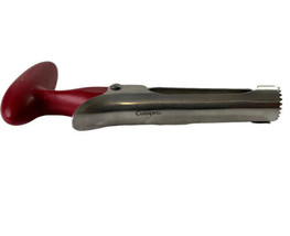 Cuisipro Easy Release Apple Corer Red Handle Stainless Steel Body Guc - £8.69 GBP