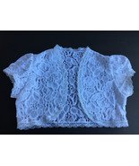 Girls&#39; White Knitted Lace Shrugs, Boleros, - Communion Lace shrugs cardi... - $24.99