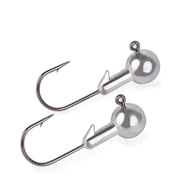 OBSESSION Lead Jig Head 10pcs bag 5pcs bag Fishing Tackle jig hook 1.5g 2.5g 3.5 - £26.29 GBP