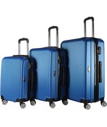 Brio Luggage Hardside Spinner Expandable Suitcase Set, Royal Blue - $205.08 CAD