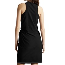 Ted Baker NWT Knot Front Cotton Jersey Sleeveless Sheath Dress Black Size 12 - £68.77 GBP