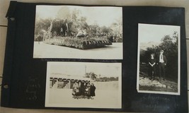Great Vintage Page of Black and White Photographs, 1920s, Rose Parade, VG CND - £3.94 GBP