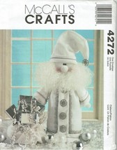 McCalls Sewing Pattern 4272 Santa Silver and White 20&quot; Doll - $12.59