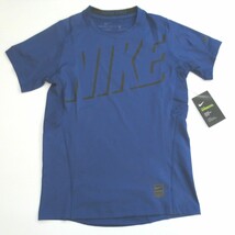 Nike Boys Hypercool Short Sleeve Shirt - 724456 - Blue 455 - Size M - NWT - £11.87 GBP