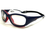 Rec Specs Athletic Goggles Frames PATRIOT Matte Navy Blue Red Wrap 52-17... - $74.58