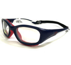 Rec Specs Athletic Goggles Frames PATRIOT Matte Navy Blue Red Wrap 52-17... - £58.34 GBP