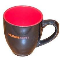 Hotels.com Mug Advertising Rare Collectible Coffee Tea Travel Hotels Dot... - £12.43 GBP