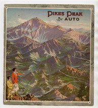 Pikes Peak by Auto Highway 1920&#39;s Brochure Manitou Springs Colorado Springs - £29.86 GBP