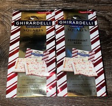 Ghirardelli 2-Bags Milk Chocolate Peppermint Bark Candy 5.4 oz Each ~ 8/31/2024 - £16.58 GBP