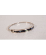 Taxco Mexico Sterling Silver Hinged Bracelet Abalone Inlay - £38.84 GBP