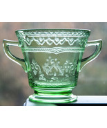 Federal Glass Patrician Open Sugar Bowl Spoke Green Depression Glass - €8,61 EUR Federal Glass Patrician Open Sugar Bowl Spoke Green Depression Glass - €8,61 EUR