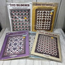 McCalls Pattern Easy Big Blocks Vintage Lot Of 5 - £20.58 GBP