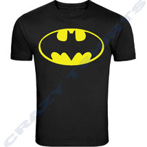 DC Comics Batman Classic Logo Official Licensed NWT Adult T-Shirt - Black - £7.12 GBP