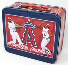 Tin Lunch box  LA Anaheim Angels Baseball Vladimir Guerrero 2004 MVP MLB - £7.58 GBP